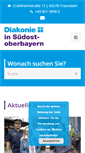 Mobile Screenshot of diakonie-traunstein.de